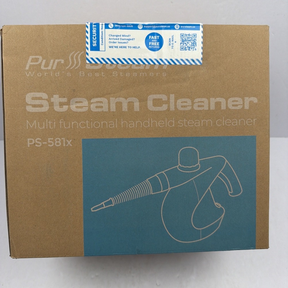 PurSteam PS-581x Steam Cleaner Multi Functional Handheld Steam Cleaner
